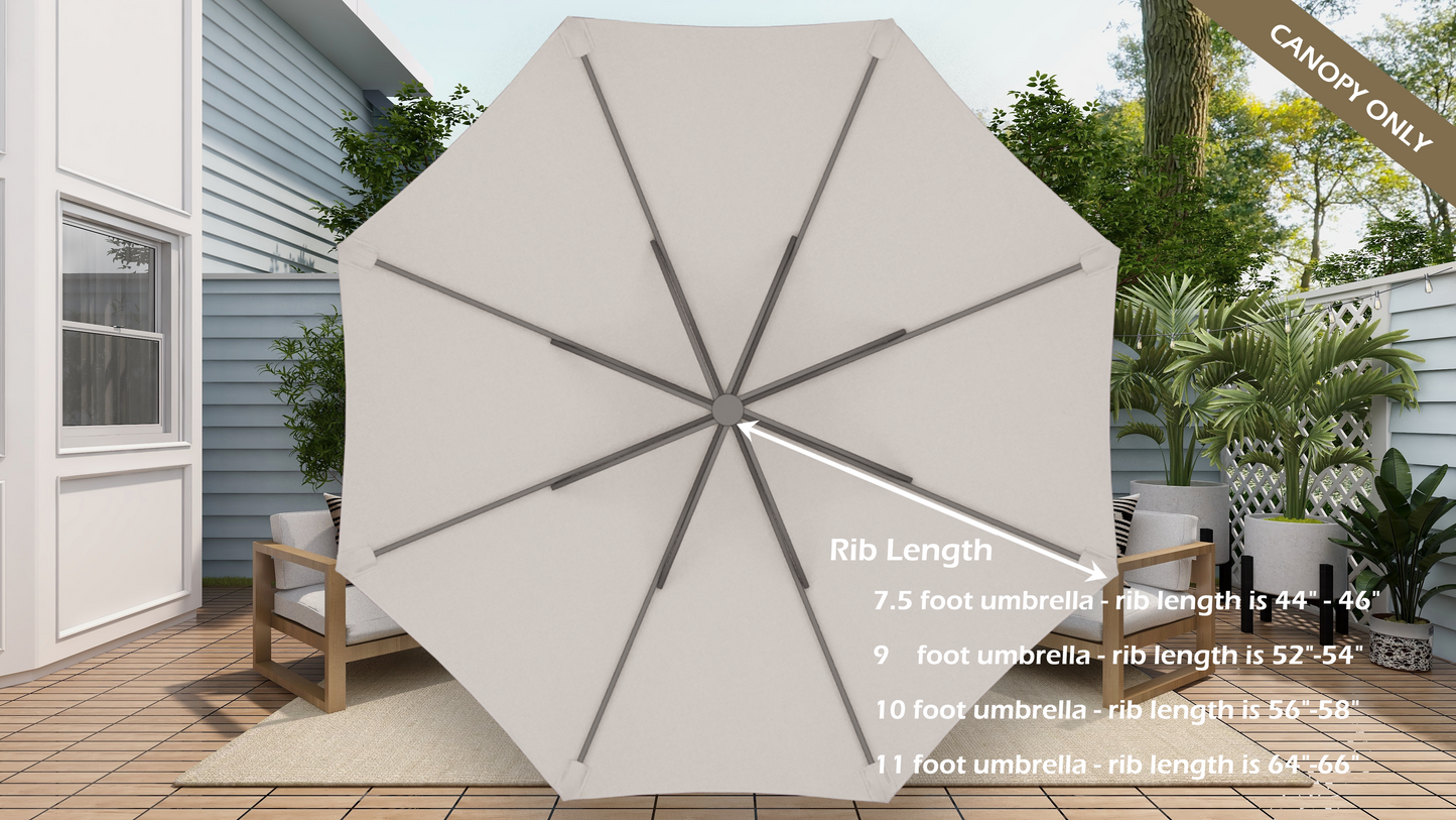 Canopy Replacement for 10ft 8-Rib