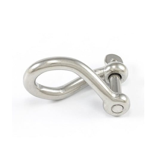 Stainless Steel Twisted Dee Shackle